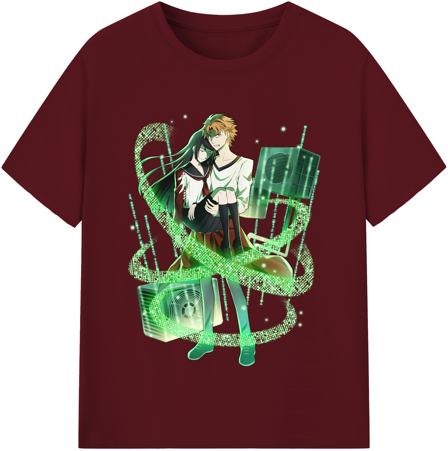 （画像用） 文豪ストレイドッグス Bungo Stray Dogs 綿100％半袖Tシャツ（フロントプリント）